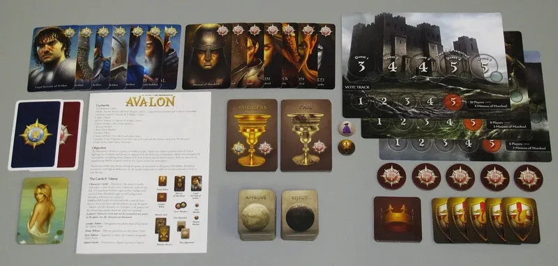 Bộ Avalon board game bản chuẩn đẹp