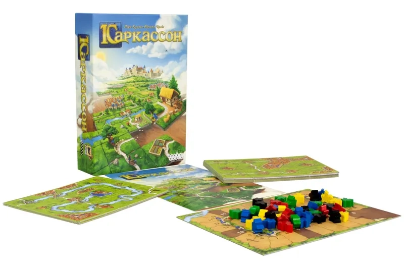 Chơi board game xây thành thú vị