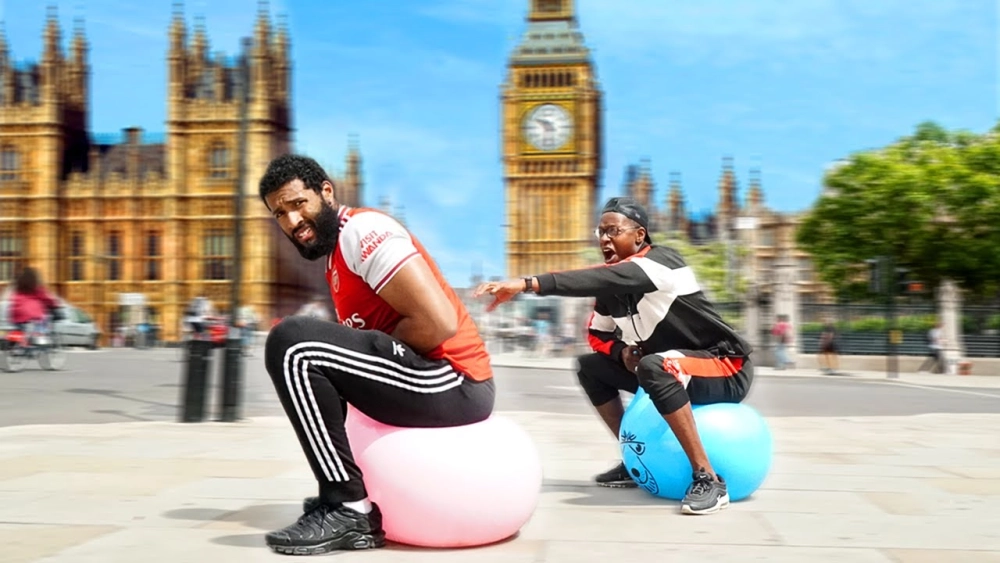 Những mẫu thú nhún hình con thú đáng yêu được bơm hơi căng tròn sẵn sàng thi đấu