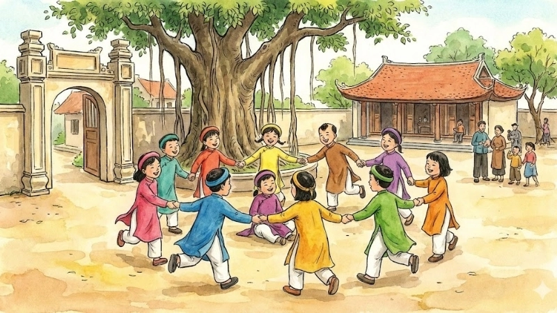 Hình ảnh minh họa dung dăng dung dẻ vui nhộn