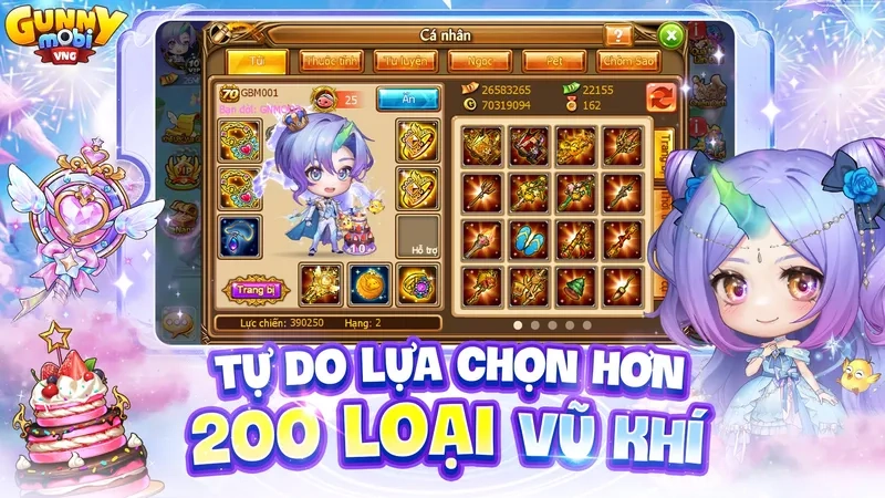 Tối ưu build nhân vật Gunny Origin hiệu quả