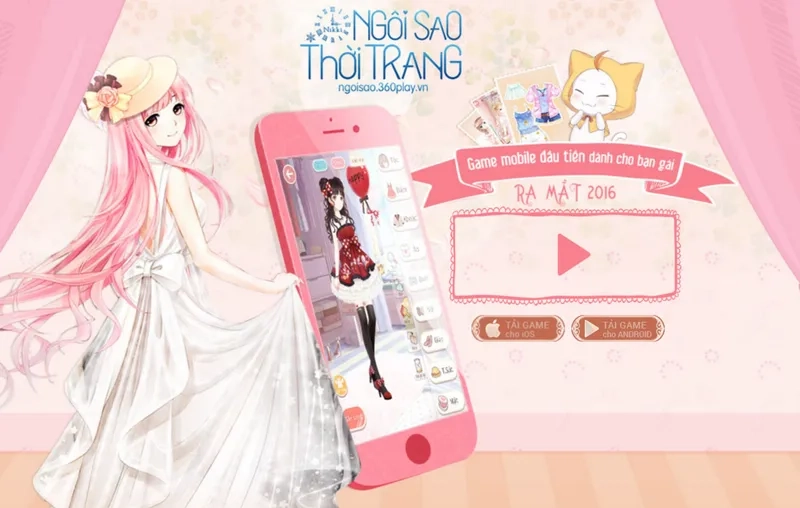 Giải trí mọi lúc cùng Ngôi sao thời trang mobile