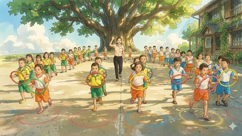 Bé học nhanh nhờ cách chơi ô tô vào bến dễ hiểu và vui nhộn