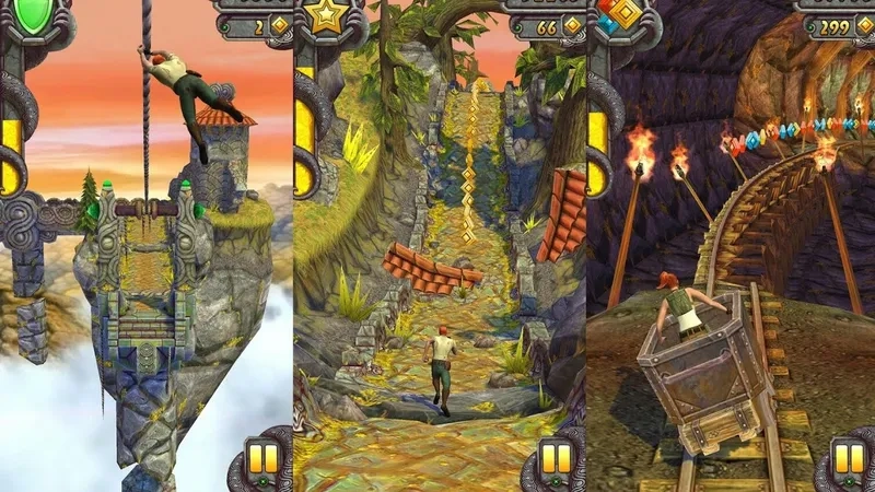 Temple Run chạy vô tận thử thách phản xạ người chơi