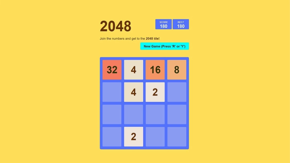 Hình ảnh kỷ lục game 2048 điểm cao nhất thế giới