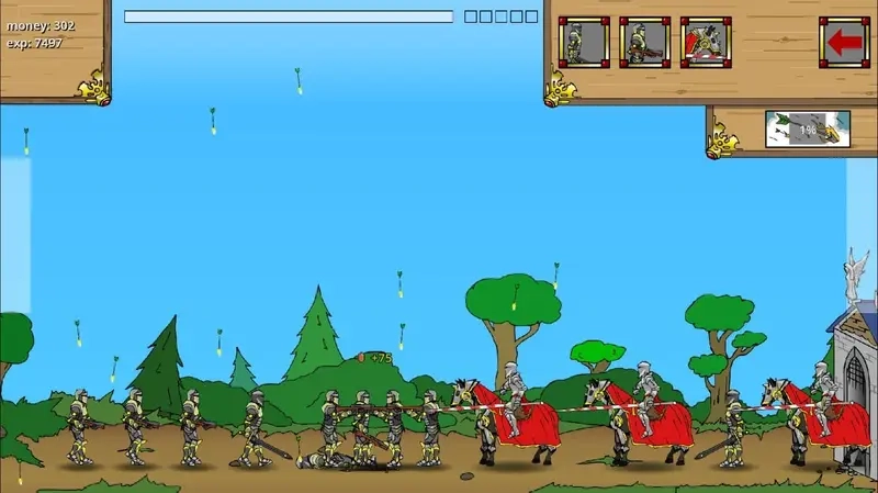 Age of War cho Android với đồ họa chiến trận