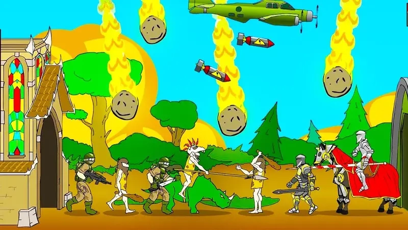 Age of War trò chơi chiến tranh chiến lược