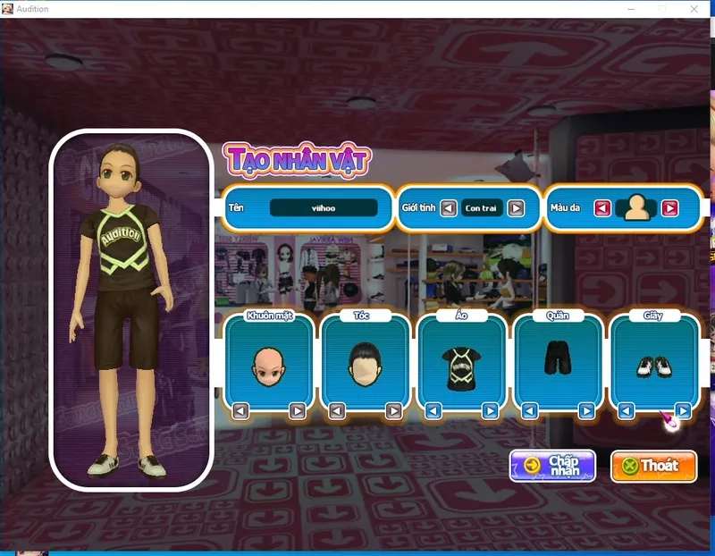 Trải nghiệm Audition online sôi động kết nối bạn bè