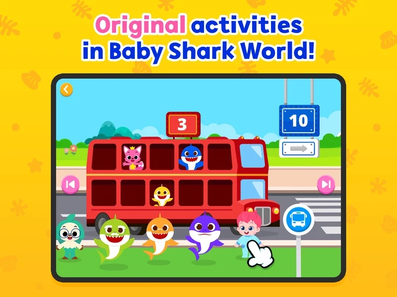 Hoạt động thiếu nhi hấp dẫn baby shark chơi trò chơi