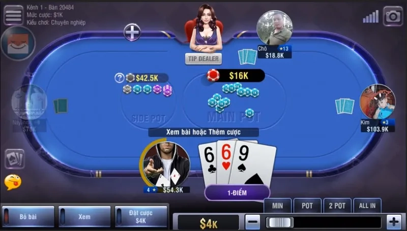 Giải đấu liêng 3 cây online kịch tính