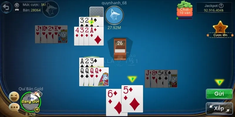 App đánh phỏm ăn tiền online uy tín