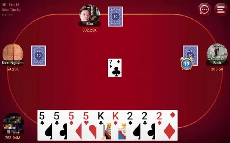 Giao diện game sâm vô cùng bắt mắt