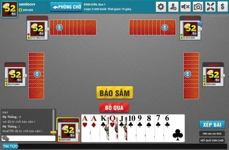 Rủ bạn chơi bài sâm lốc cuối tuần