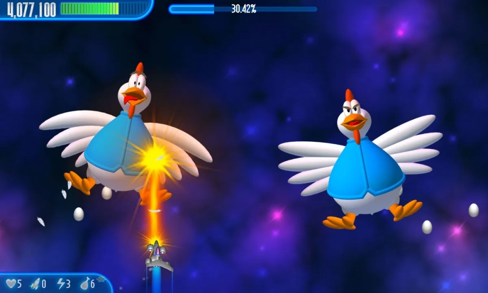 Khoảnh khắc nhặt đùi gà tăng điểm nhanh trong game bắn gà