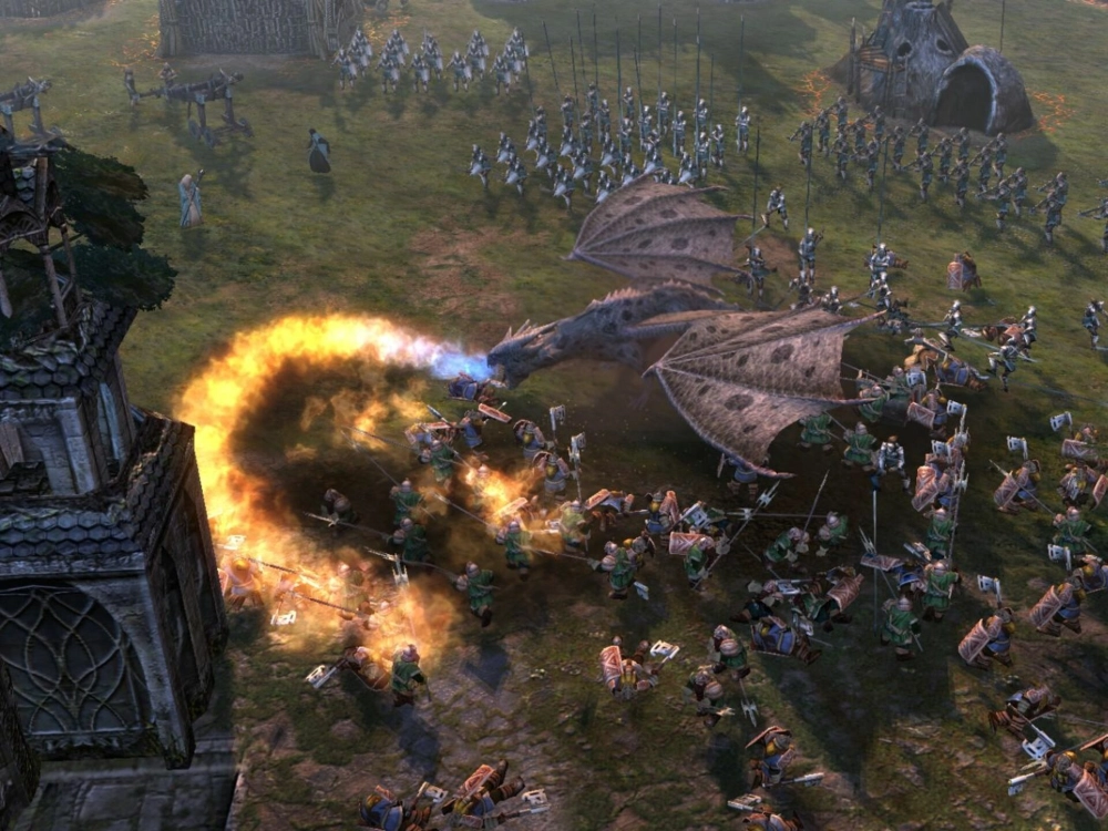 Hình ảnh trận chiến helms deep trong bfme 4k sắc nét cực đỉnh