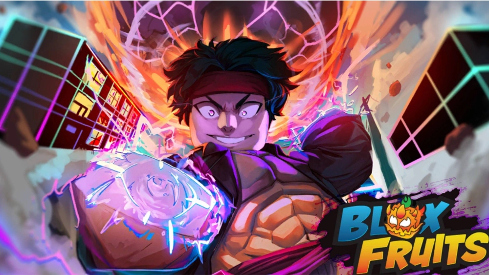 Giao diện màn hình chính khi bắt đầu chơi Blox Fruit