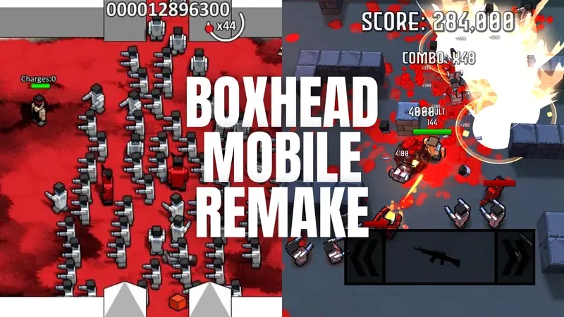 Boxhead 2Play hướng dẫn chơi minh họa các bước cơ bản