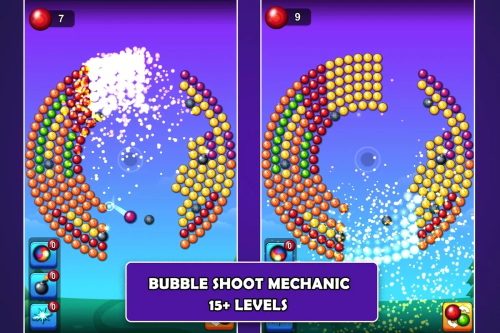 Bubble Shooter Pro cho người cao tuổi thư giãn trí não
