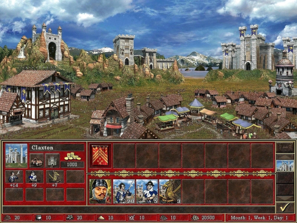 Bản đồ phiêu lưu trong Heroes 3 mobile cực nét 2026