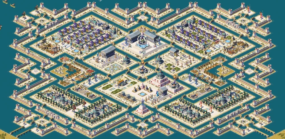 Hình ảnh minh họa cách xây dựng thành phố Zeus master of olympus bản hd