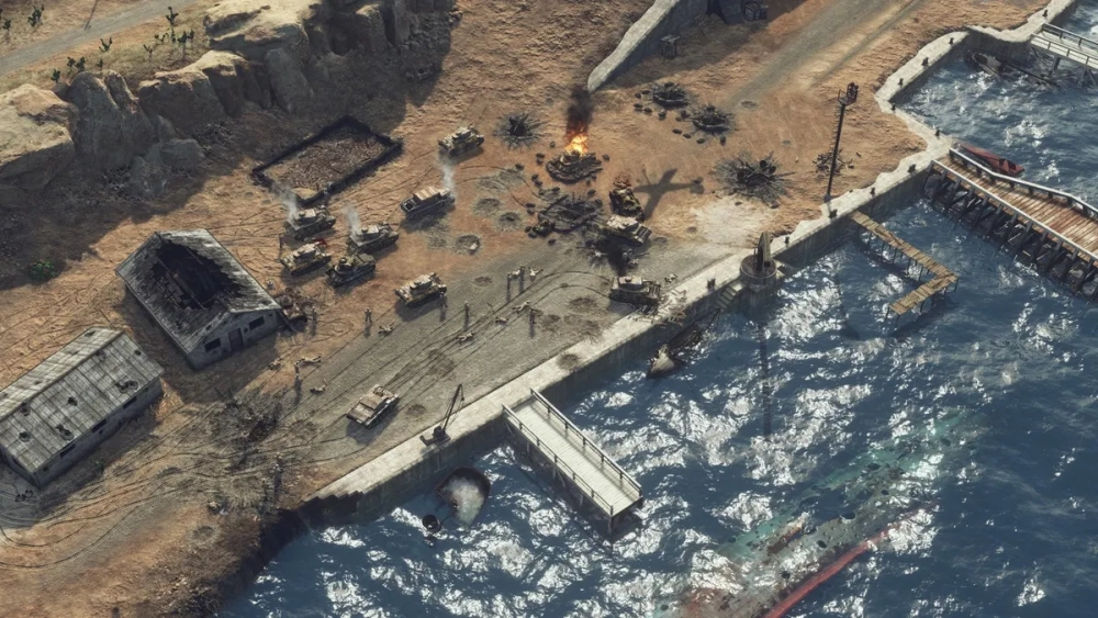 Cài đặt sudden strike 4 mod đồ họa chân thực 4k siêu lung linh