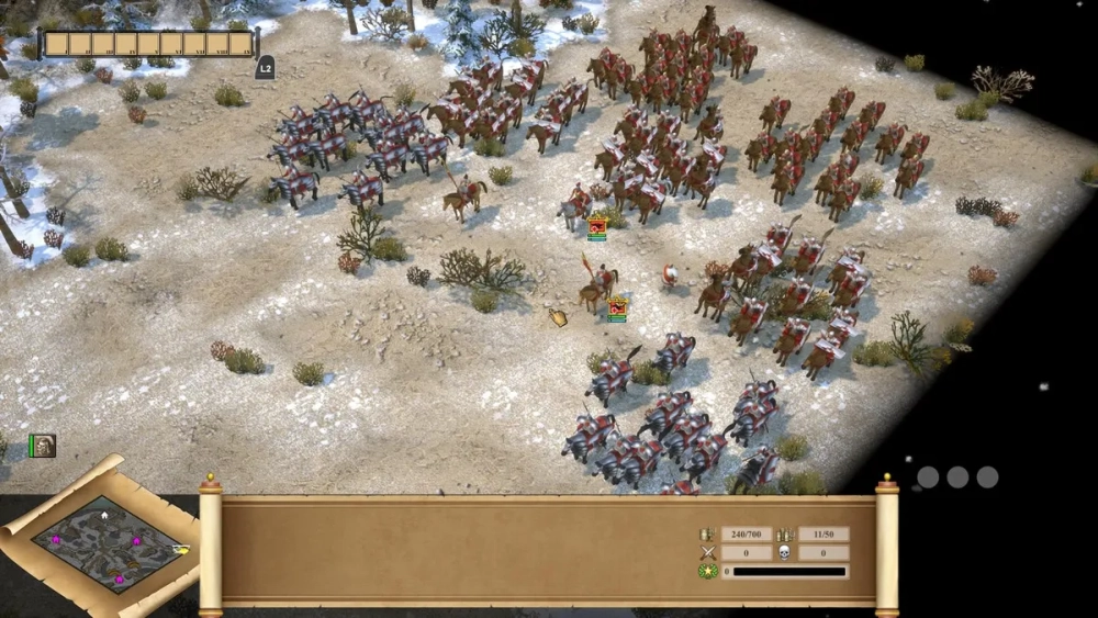 Cận cảnh đội hình rùa Testudo huyền thoại trong game