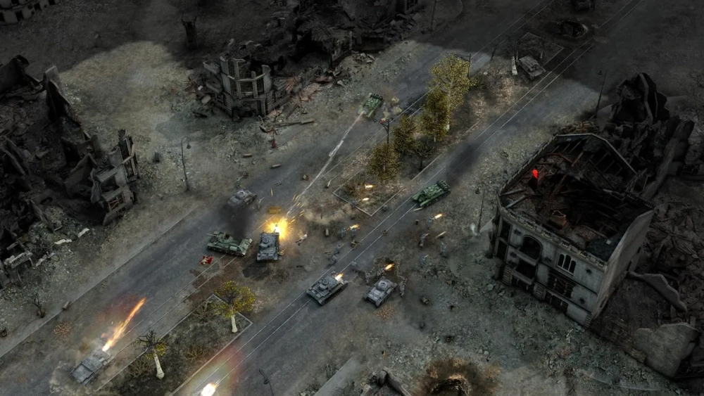 Chiến thuật dàn trận Sudden Strike 4 cực bốc với xe tăng hạng nặng