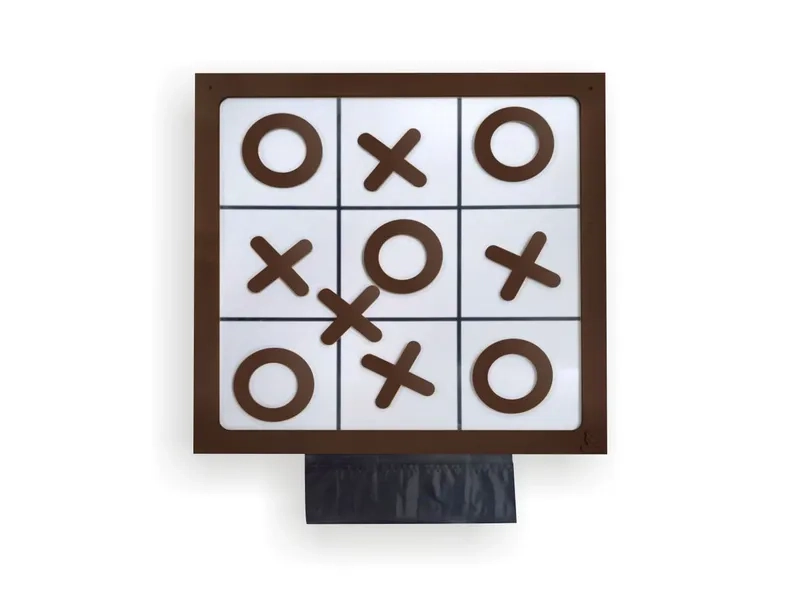 Bố cục bàn cờ caro 3x3 đơn giản