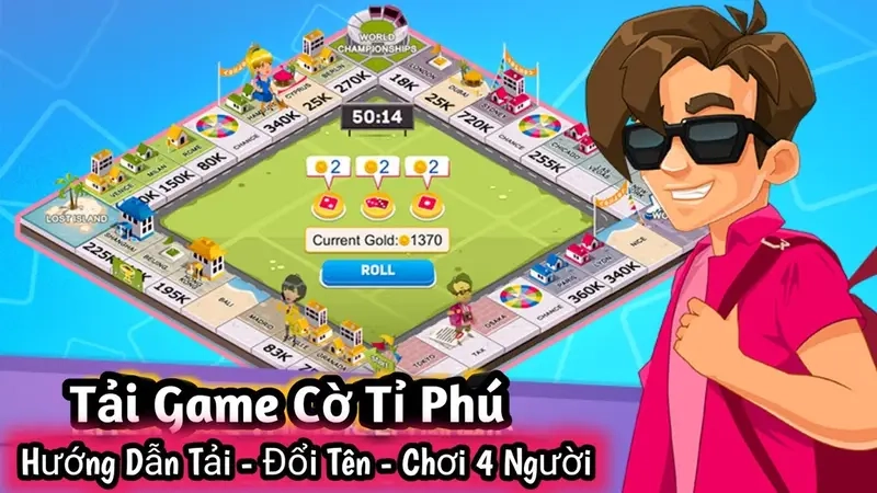 Phiên bản quen thuộc cờ Tỷ Phú phiên bản việt