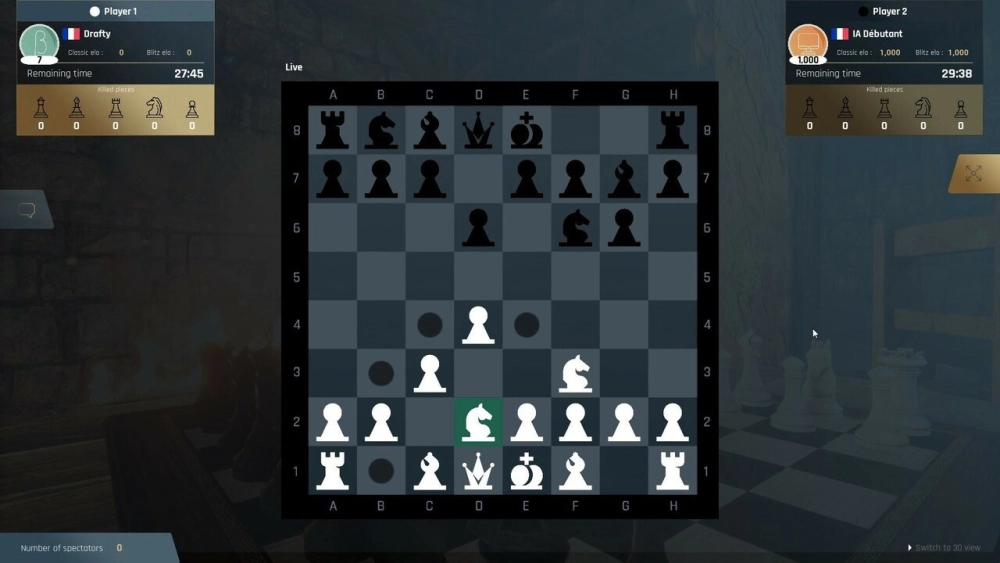Giao diện web chơi cờ vua Lichess cực mượt