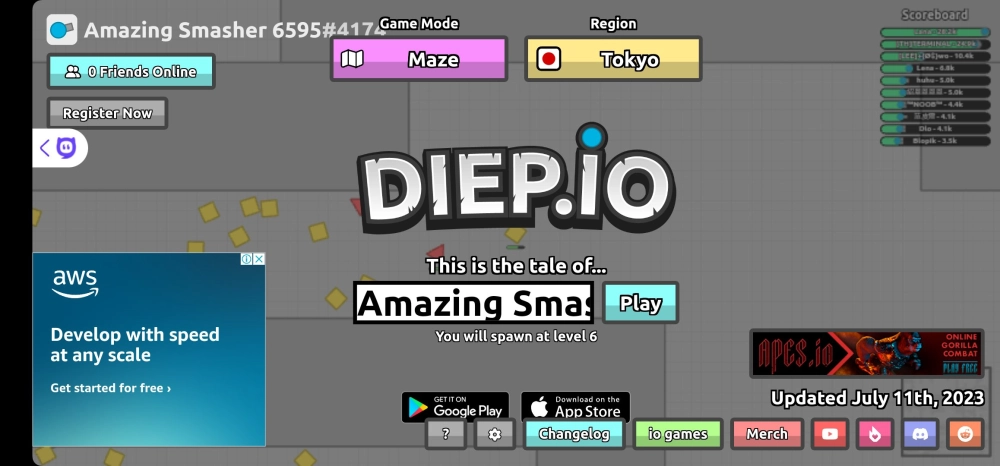 Các Class có khả năng Solo mạnh như xe tăng Overlord Diep.io luôn là lựa chọn hàng đầu