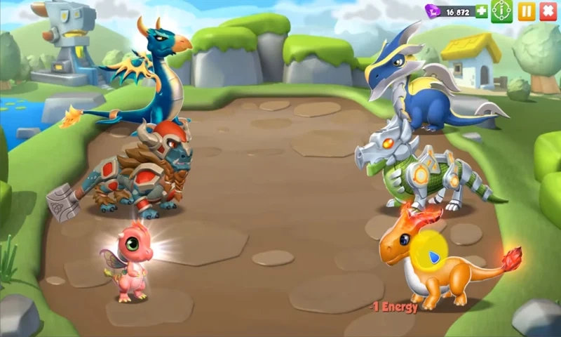 Trở thành bậc thầy rồng khi chơi game dragon mania legends