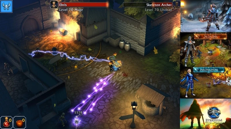 Chơi mượt trên điện thoại với Eternium cho Android