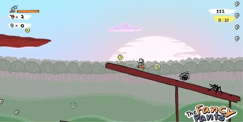 Tips thu thập vật phẩm Fancy Pants Adventure trên đường đi