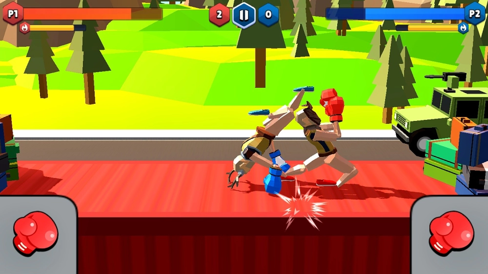 Pha ghi bàn đẳng cấp của hai cầu thủ trong game y8 2 người đá bóng trên trình duyệt