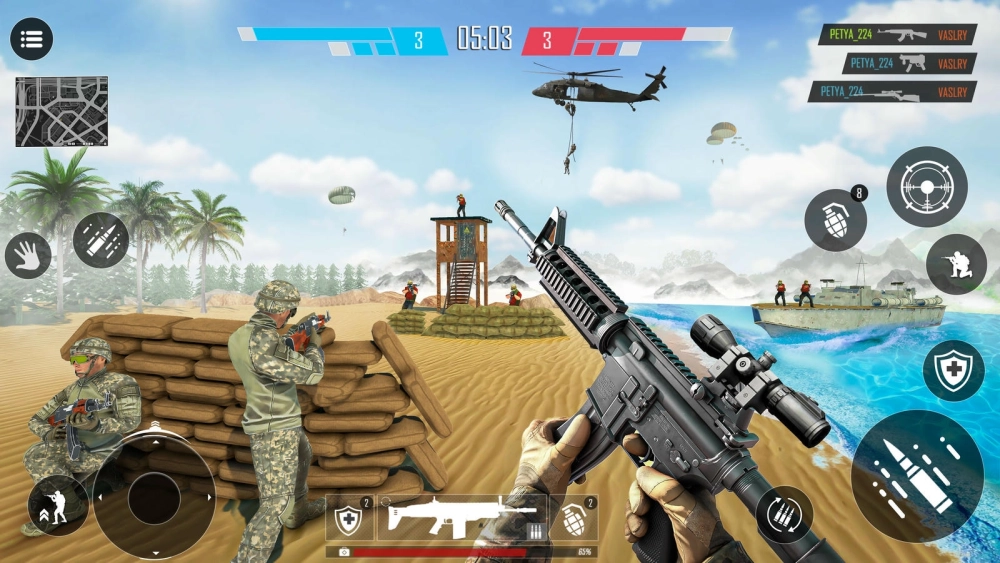  Game Y8 bắn súng 2 người chơi đối đầu kịch tính trên PC