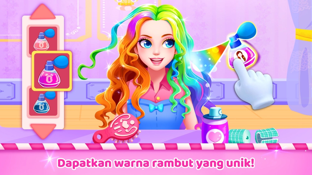 Giao diện thiết kế độc đáo của game Y8 con gái làm móng