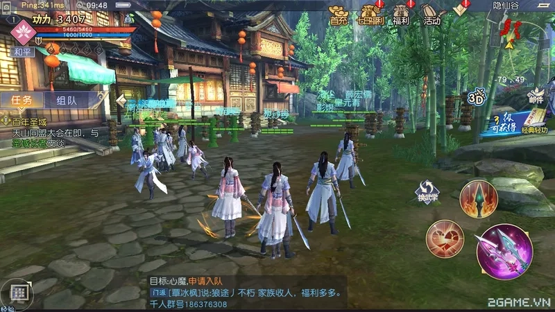 Chơi cửu âm chân kinh 2 mobile đầy hấp dẫn