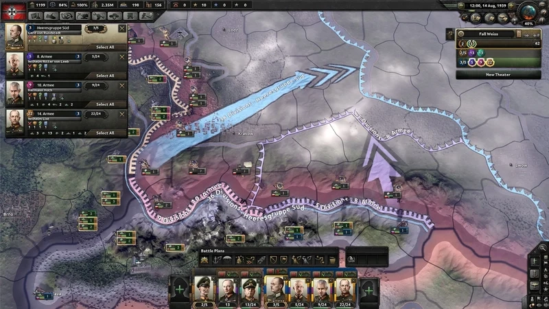 Chiến thuật tối ưu trong hearts of iron iv ảnh trong game