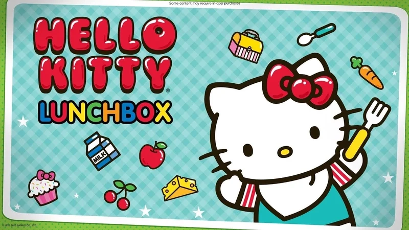 Trò chơi nấu ăn cho bé kids hello kitty lunchbox