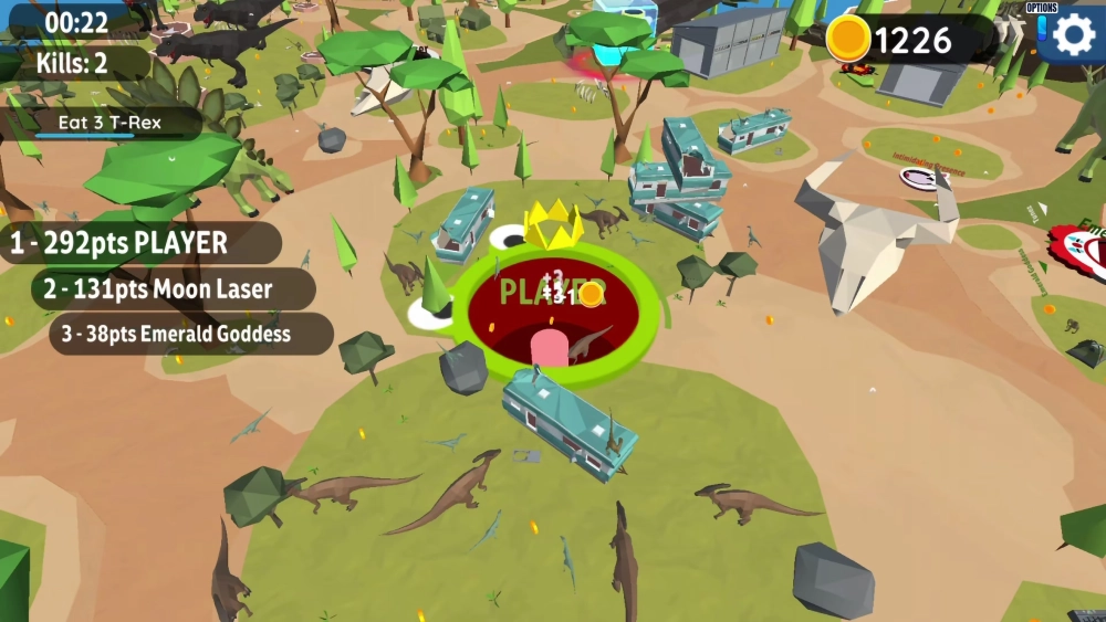 Cách chơi chế độ Battle Royale Hole.io để giành top 1