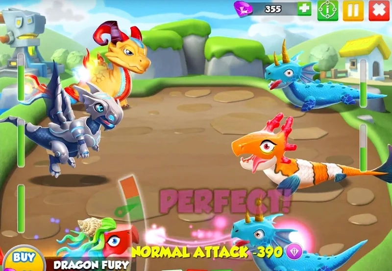 Nâng trình kỹ năng nhanh chóng với mẹo chơi dragon mania legends