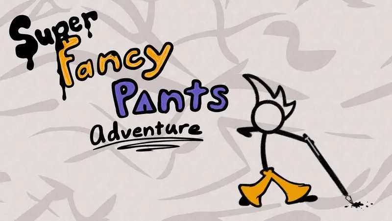 Nhân vật chính trong Fancy Pants Adventure với quần vàng