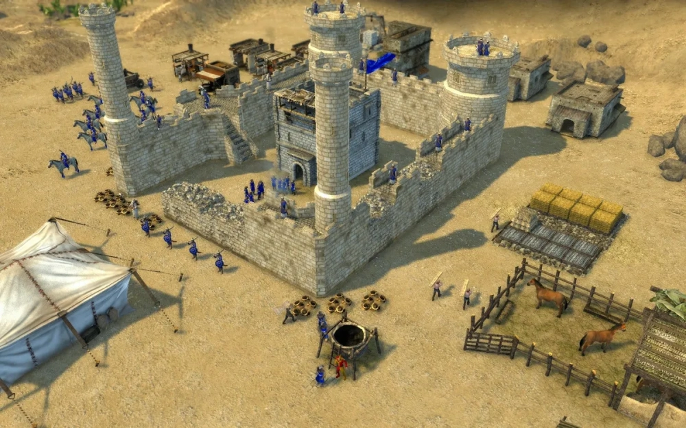 Mẹo tiêu diệt vua saladin trong stronghold nhanh chóng bằng máy bắn đá