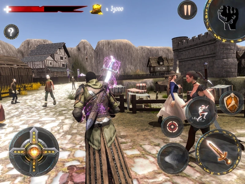 Đắm chìm thế giới kiếm và phép thuật của Iron Blade RPG Trung Cổ