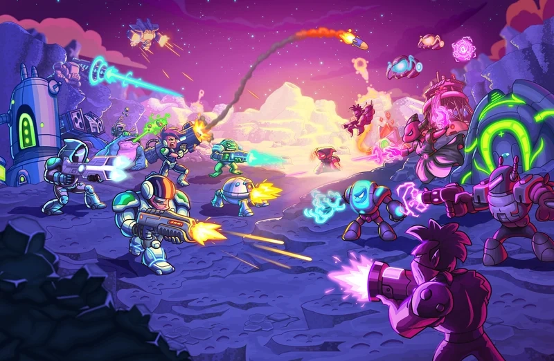 Chiến đấu cùng bạn bè qua iron marines invasion multiplayer