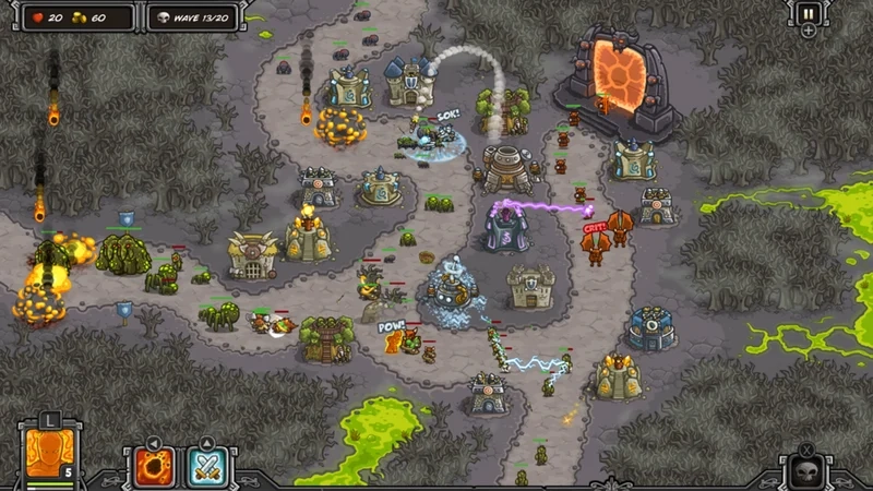Chiêm ngưỡng đồ họa sắc nét trong kingdom rush đồ họa đẹp