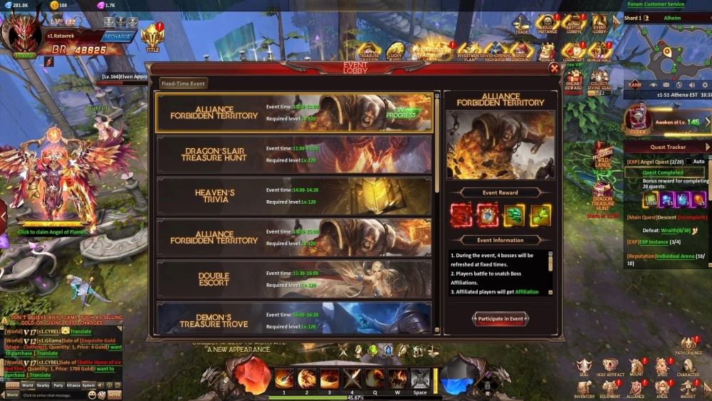 Nhân vật League of Angels – Heaven’s Fury trong trạng thái nộ chiến đấu cực gắt.