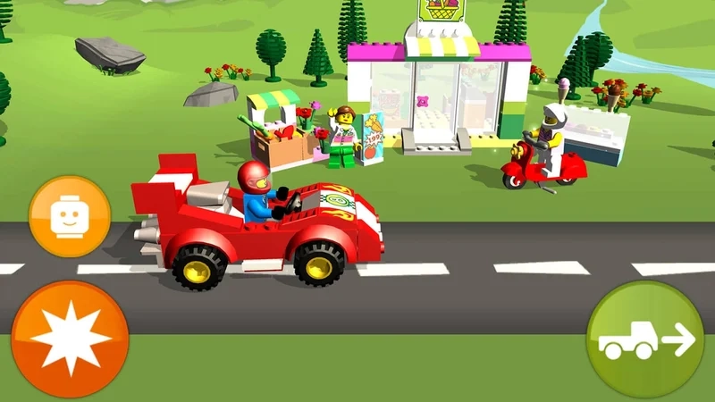 Đua xe vui nhộn dành cho bé với lego juniors car game