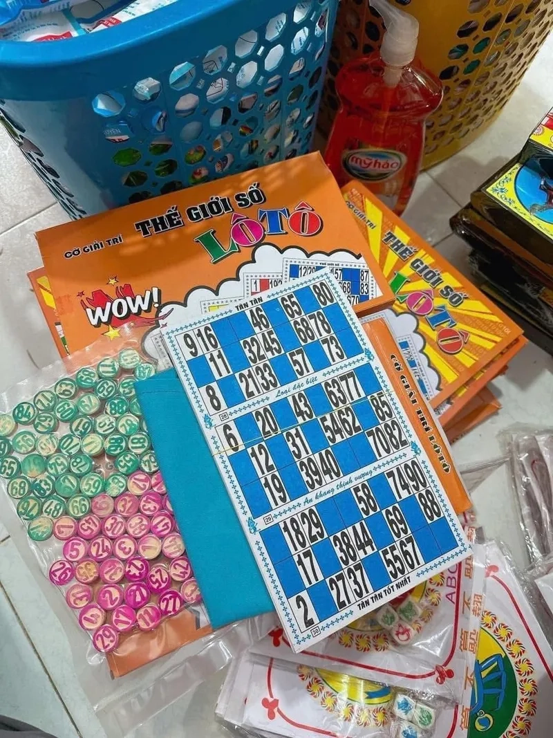 Trò chơi bingo 4 người cùng tham gia